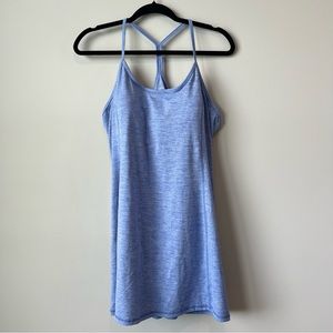 NWOT CK Performance Halter Razorback Athletic Dress SZ. Large Space Dye Hyacinth